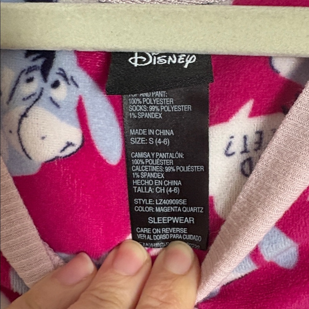 Disney Eyore Super Soft Pajama Set - Picture 3 of 9